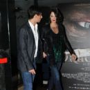 Asia Argento and Michele Civetta at Dracula's Premiere in Italy