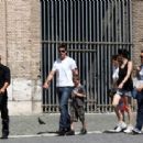 Matthew Fox- July 9, 2009-Fox family see the Colosseum - 454 x 312
