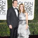 John Travolta and Kelly Preston At The 74th Golden Globe Awards (2017)