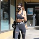 Kendall Jenner and Hailey Baldwin – Pictured at Earthbar in West Hollywood