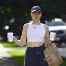 Willa Holland – With coffee out in Los Angeles - 454 x 599