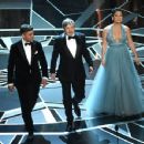 Oscar Isaac, Mark Hamill and Kelly Marie Tran  - The 90th Annual Academy Awards - 454 x 351