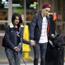 Shenae Grimes and husband Josh Beech – Airport in Vancouver 3/27/2016 - 454 x 461