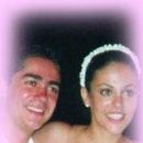 Adriana Nieto at her wedding in Cancun with Francisco Alanis (2003)