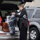Jane Lynch – Picking up her dry cleaning in Montecito - 454 x 625