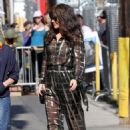 Evangeline Lilly – Arrives at Jimmy Kimmel Live in Hollywood
