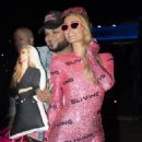 Paris Hilton &#8211; With her husband at her anniversary party on The Santa Monica Pier