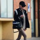 Kimberly Stewart – In a leggings and white trainers for a gym session in Los Angeles