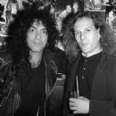 Paul Stanley & Michael Bolton at the china club, 1989