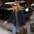 Bethany Joy Lenz – Arriving at Tamron Hall talk show carrying her Louis Vuitton handbag in NY