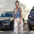 Whitney Port – Picks up her son from his Karate class in Studio City - 454 x 588
