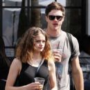 Joey King with boyfriend Jacob Elordi at the Farmer’s Market in Studio City