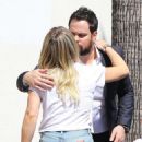 Hilary Duff with ex Mike Comrie out for lunch in Studio City