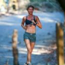 Gisele Bundchen – Out for a jog with her dog in Costa Rica