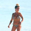 Florencia Pena in Bikini on holiday in Mexico - 454 x 636