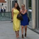 Jess Impiazzi – Out for a stroll in a yellow dress - 454 x 477