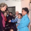 Princess Diana visits a Day Care Center in the Lower East Side on February 2, 1989 in New York City, United States