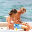 Ana Ivanovic in Bikini on a yacht in Mallorca adds - 454 x 542