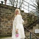 Pamela Anderson Shooting Commercial for Dior in Paris