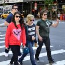 iCarly cast Miranda Cosgrove, Jennette McCurdy, Nathan Kress and Noah Munck, were seen hanging out and enjoying the sights in New York City, New York on May 18