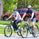 Katherine Schwarzenegger Pratt and Chris Pratt – Bike ride in Santa Monica