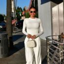 Chloe Sims – In all-white ensemble in Beverly Hills at Funke Restaurant - 454 x 676