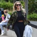 Christine McGuinness – Dons a camo jacket while out in Liverpool - 454 x 732