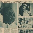 Christine Kaufmann and Tony Curtis - Bild Journalen Magazine Pictorial [Sweden] (12 December 1962) - 454 x 537