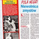 Pola Negri - Zycie na goraco Magazine Pictorial [Poland] (26 May 2022) - 454 x 612