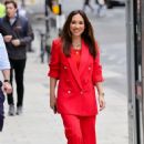 Myleene Klass – In red out and about - 454 x 650