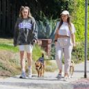 Jessica Hart – Takes a walk with a friend in Los Feliz - 454 x 324