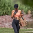 Hayley Roberts – Spotted with a mystery man at the Calabasas Commons mall - 454 x 681