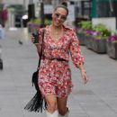 Myleene Klass – In a short floral dress and boots at Smooth radio in London - 454 x 639