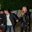 Carmen Electra – In an all-black ensemble Nobu restaurant in Los Angeles