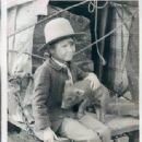 1966 Child Actor Kelly Corcoran & Pet Pig on TV Show The Road West Press Photo