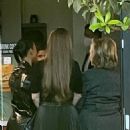 Kim Kardashian – With Hillary and Chelsea Clinton film a segment for ‘Gutsy Women’ in Canoga Park - 454 x 817