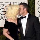 Lady Gaga and Taylor Kinney At 73rd Golden Globe Awards (2016)