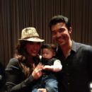 Here he is a the CAPE Poker Fundraiser with DWTS Carrie Ann Inaba and H5o’s Ian Anthony Dale – This kid is a playah - 454 x 605