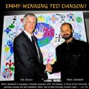 Hollywood Painter Metin Bereketli is enjoying a friendly moment with Emmy-winning actor Ted Danson, the megastar of the hit TV series Cheers! - 454 x 353