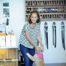 Minka Kelly picking up her dog Chewy at a local pet shop in Hollywood, CA (July 10)