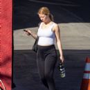 Mia Goth – Leaving a gym session in Pasadena