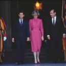 Princess Diana visiting Vatican, Rome, Italy - 28 April 1985