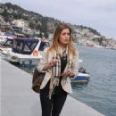 Çigdem Batur  walking in Bebek - 454 x 683