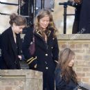 Mick Jagger and family at his father Joe Jagger's Funeral at St Mary's College, Teddington, Britain - 28 November 2006