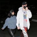 Kim Kardashian – With Pete Davidson leaving Jon and Vinny’s Fairfax after dinner in Beverly Hills - 454 x 682