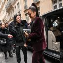 Jessica Alba – Seen at Palm Angels show during Fashion Week in Paris