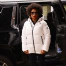 Jenifer Lewis – Arriving at CBS studios for the Drew Barrymore show in New York - 454 x 678
