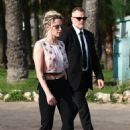 Kristen Stewart – Arrivals at Le Bijou Plage restaurant in Cannes