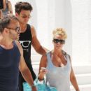 Katie Price and Leandro Penna at the Ocean Club