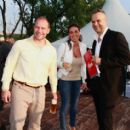 Jiri Slegr and Lucie Králová at a party together